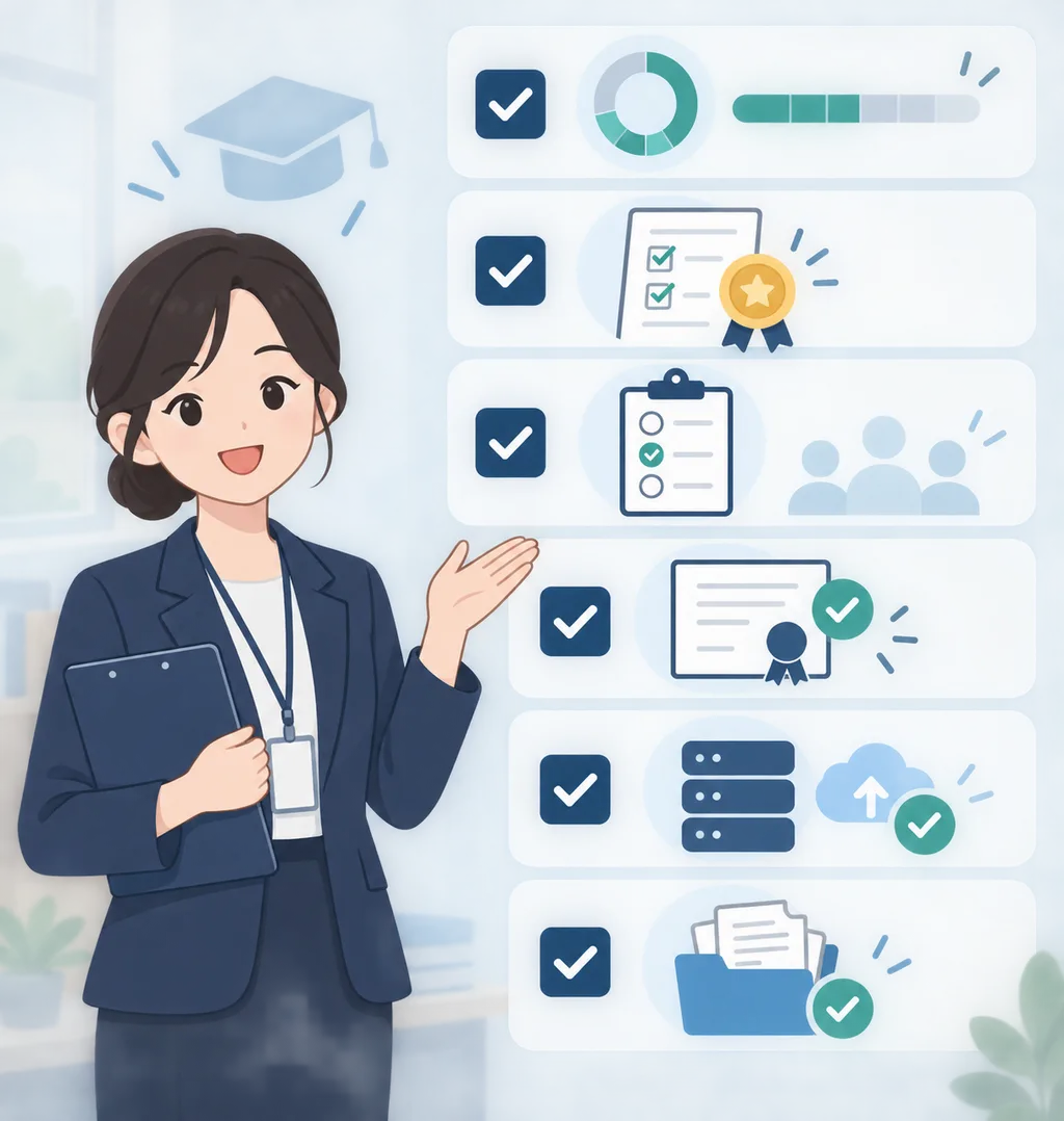 교사 연수 이수 시간 확인 체크리스트